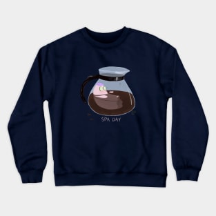 Coffee Spa Day Crewneck Sweatshirt